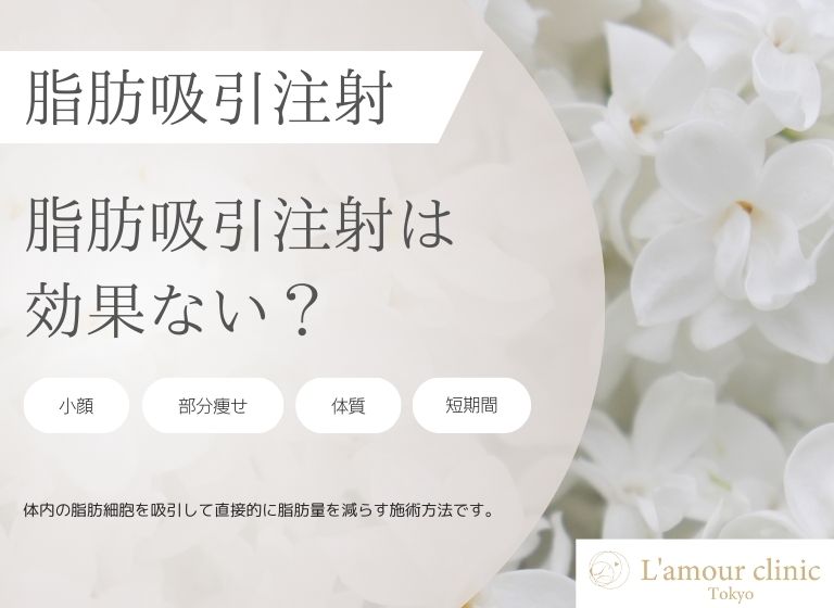 脂肪吸引注射は効果ない？｜院の選び方やカウンセリングでの心構えも解説